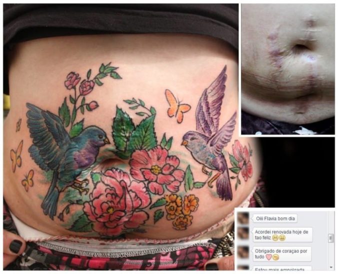Úžasné. Žena prekrýva ľuďom jazvy krásnymi tetovaniami!