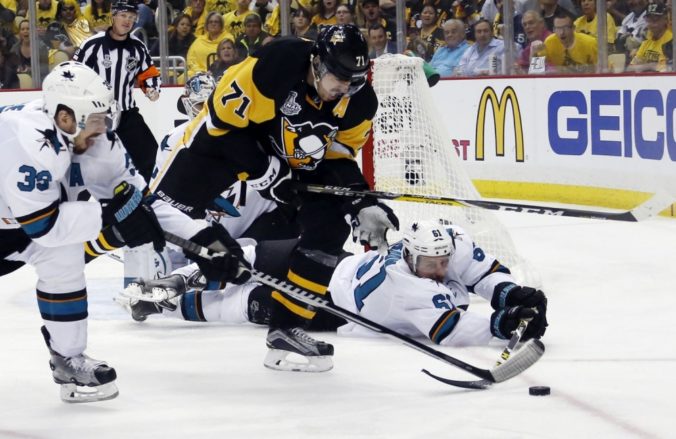 Finále NHL (5. zápas): Pittsburgh Penguins - San Jose Sharks 2:4