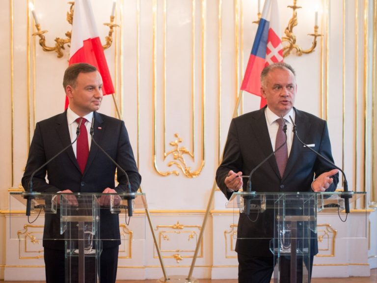 Prezidenti Kiska a Duda hovorili o spolupráci aj o EÚ