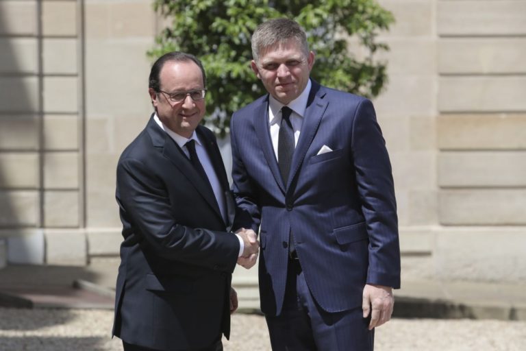 Robert Fico, Francoise Hollande