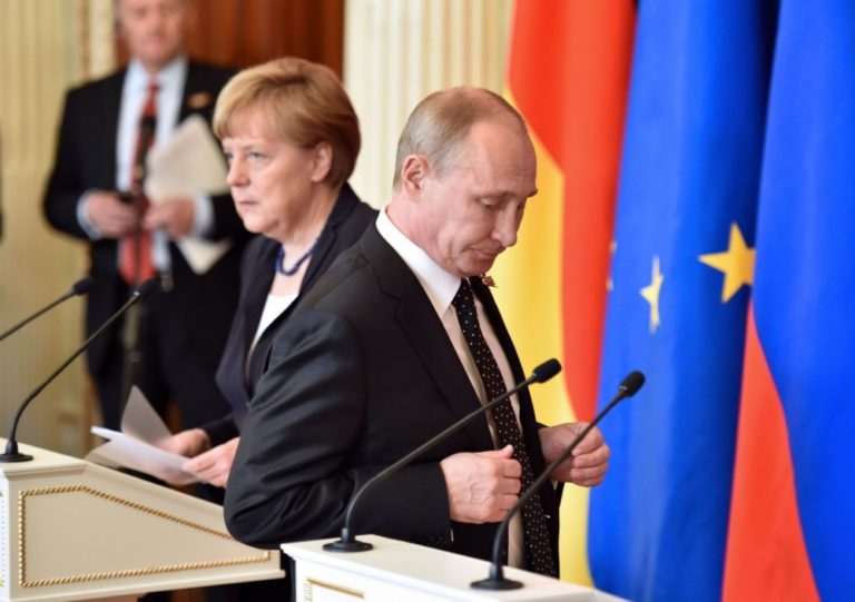 Angela Merkelová, Vladimir Putin