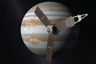 Družica Juno nad Jupiterom