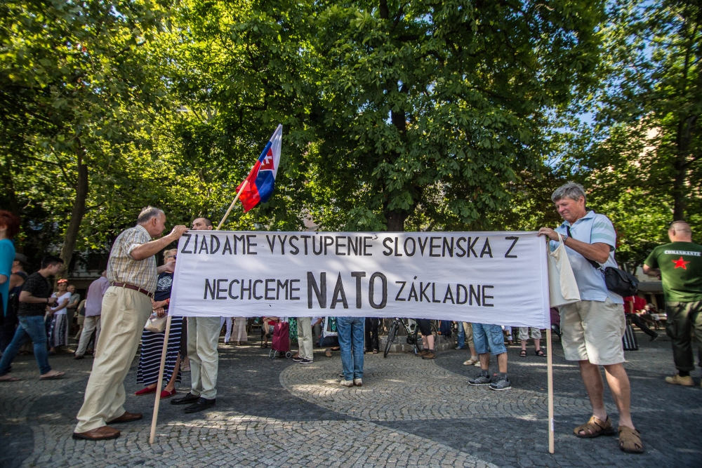 Ľudia základne NATO na Slovensku nechcú