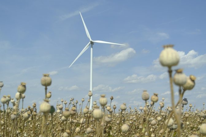 Oze veterná elektráreň