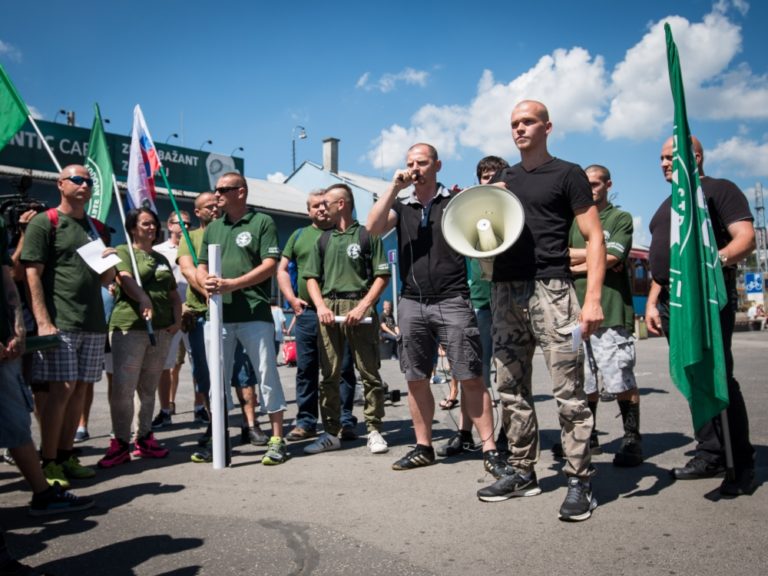 Protest proti pochodu úchylákov