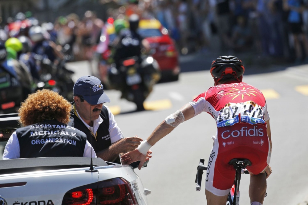 V 17. etape Tour de France potrápili cyklistov kopce