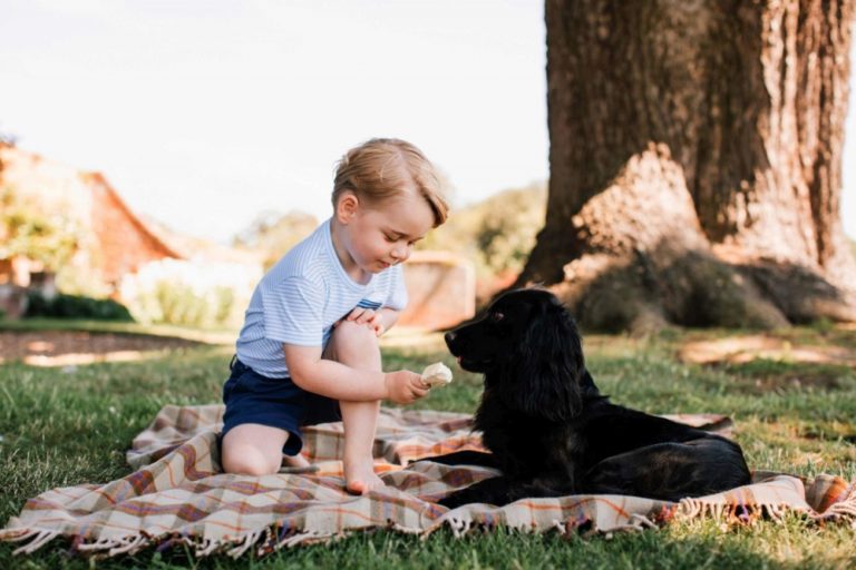 William a Kate zverejnili nové fotografie princa Georgea