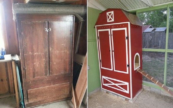 Zo starej nepotrebnej skrine vyrobil muž užitočnú vecičku!