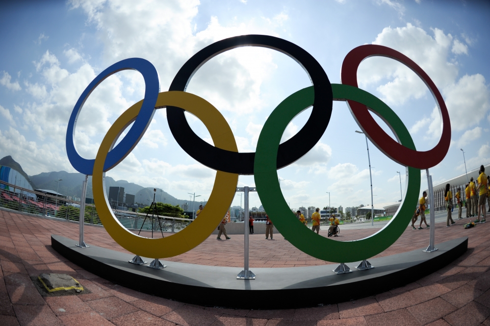 Olympijské kruhy v Riu