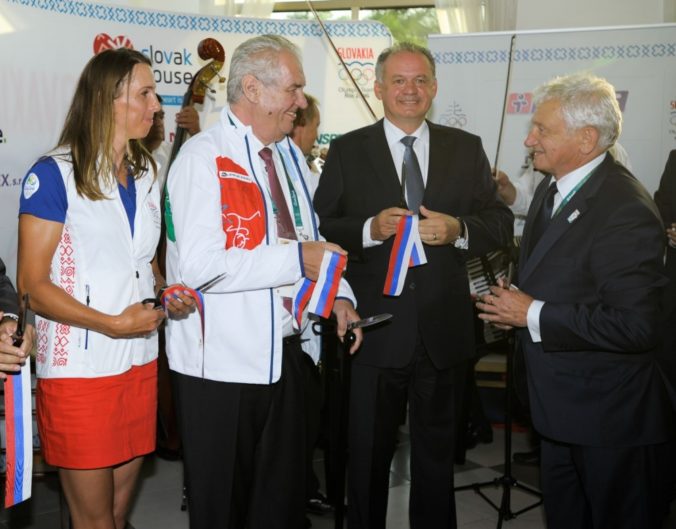 Prezident Andrej Kiska v Riu otvoril Slovenský dom