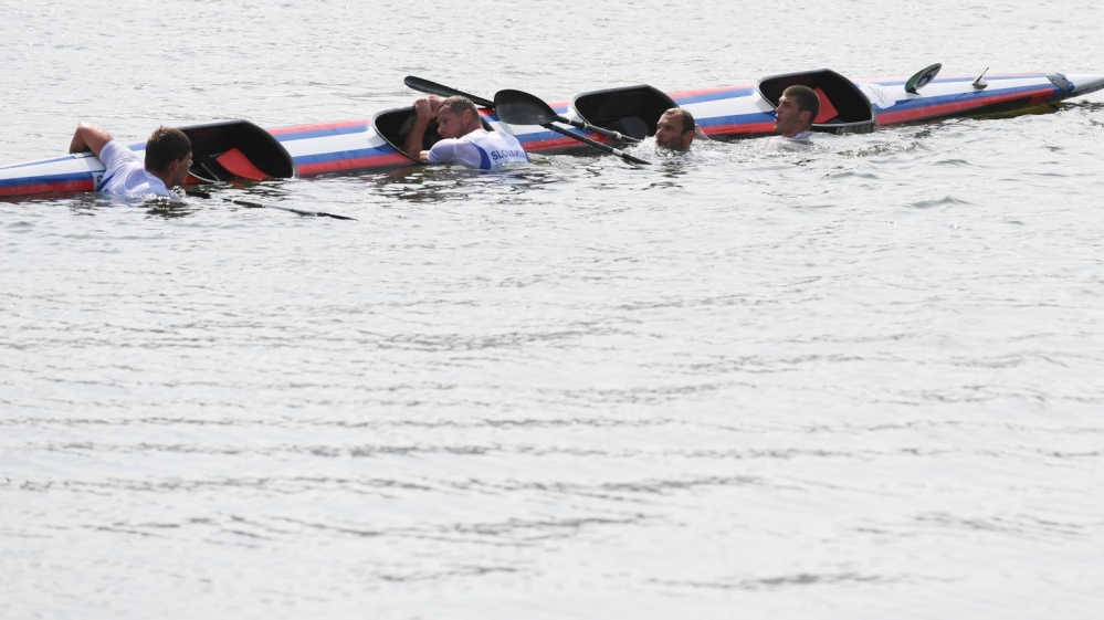 Slovenský štvorkajak si na olympiáde vypádloval striebro