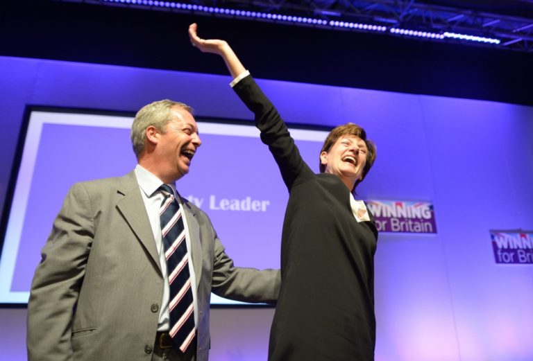 Faragea nahradí na čele strany UKIP Diane Jamesová