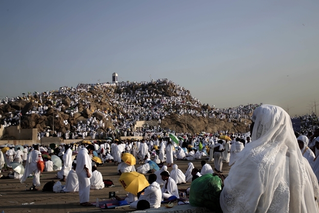Moslimskí veriaci počas púte hadždž