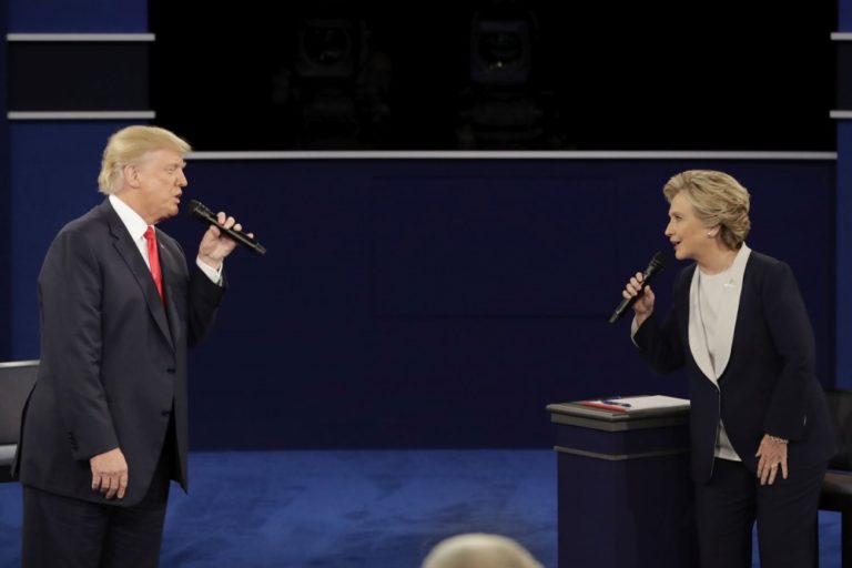 Donald Trump, Hillary Clintonová