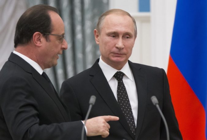 Francois Hollande, Vladimir Putin