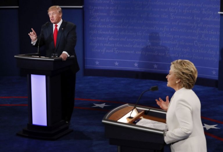 Hillary Clintonová, Donald Trump