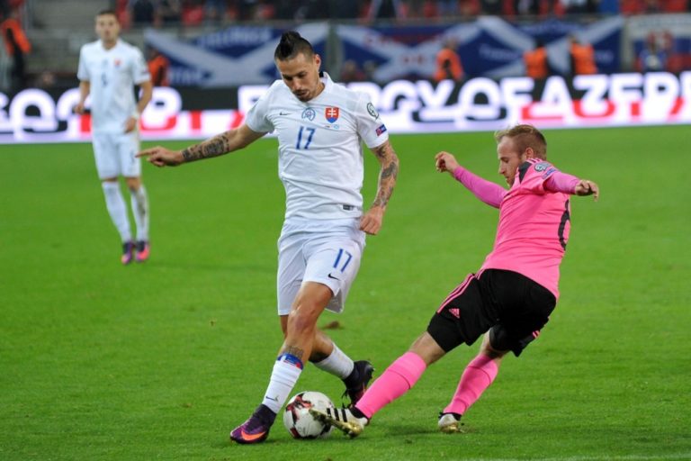 Kvalifikácia MS 2018: Slovensko - Škótsko