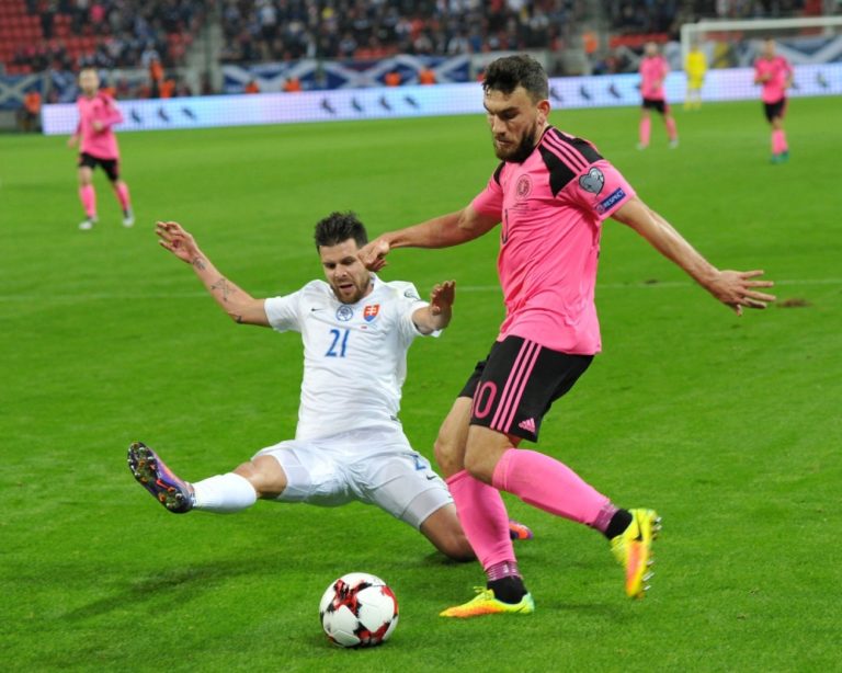 Kvalifikácia MS 2018: Slovensko - Škótsko