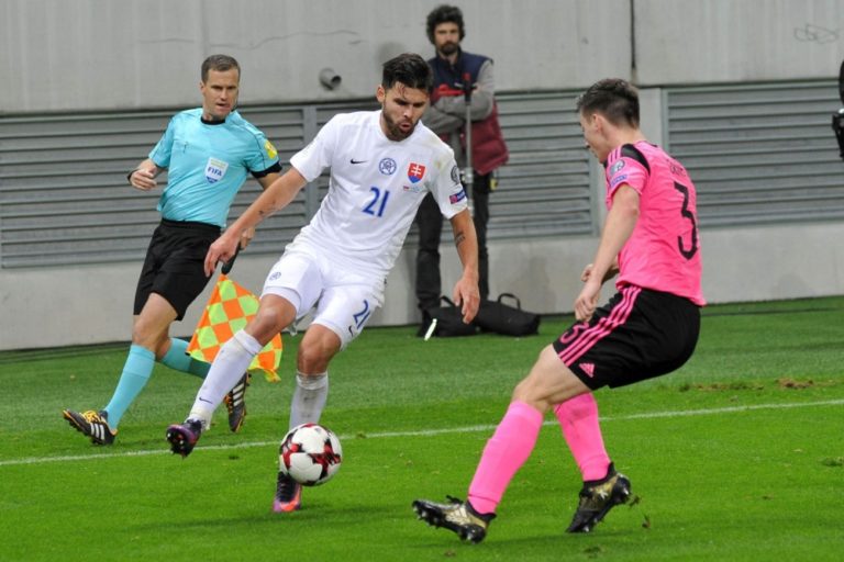 Kvalifikácia MS 2018: Slovensko - Škótsko
