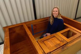 Video: Pozrite sa, čo vyrobila táto žena zo starej skrine