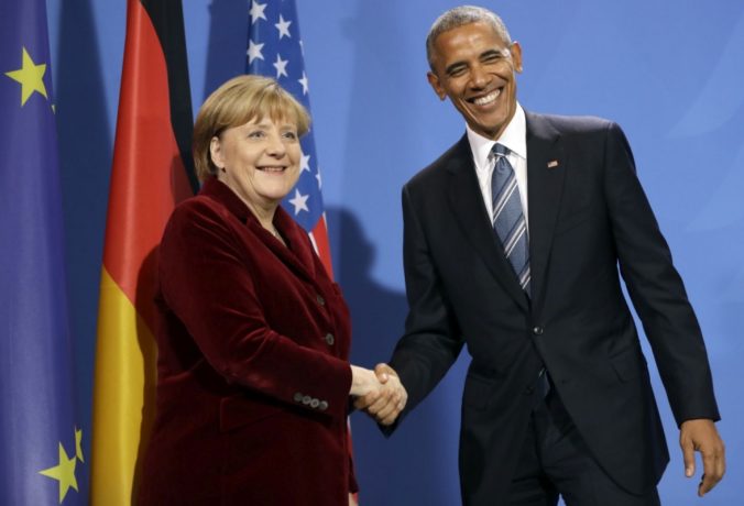 Barack Obama, Angela Merkelová