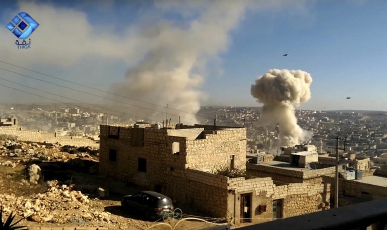 Vojnou zničené Aleppo