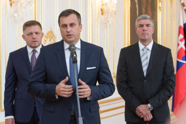 Andrej Danko, Béla Bugár, Robert Fico