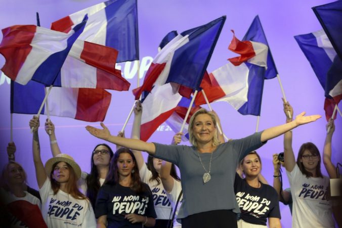 Francúzska krajne pravicová líderka Marine Le Penová