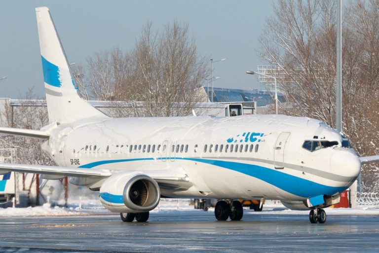 Lietadlo poľskej leteckej spoločnosti Enter Air