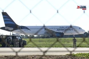 Na Malte pristálo unesené lietadlo z Líbye