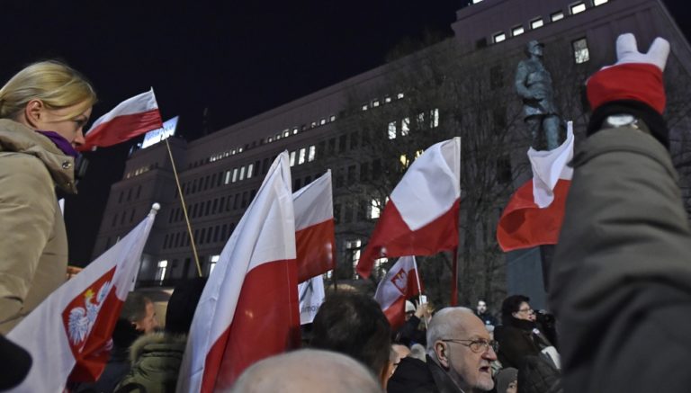 Protest v Poľsku