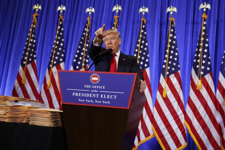 Novozvolený americký prezident Donald Trump