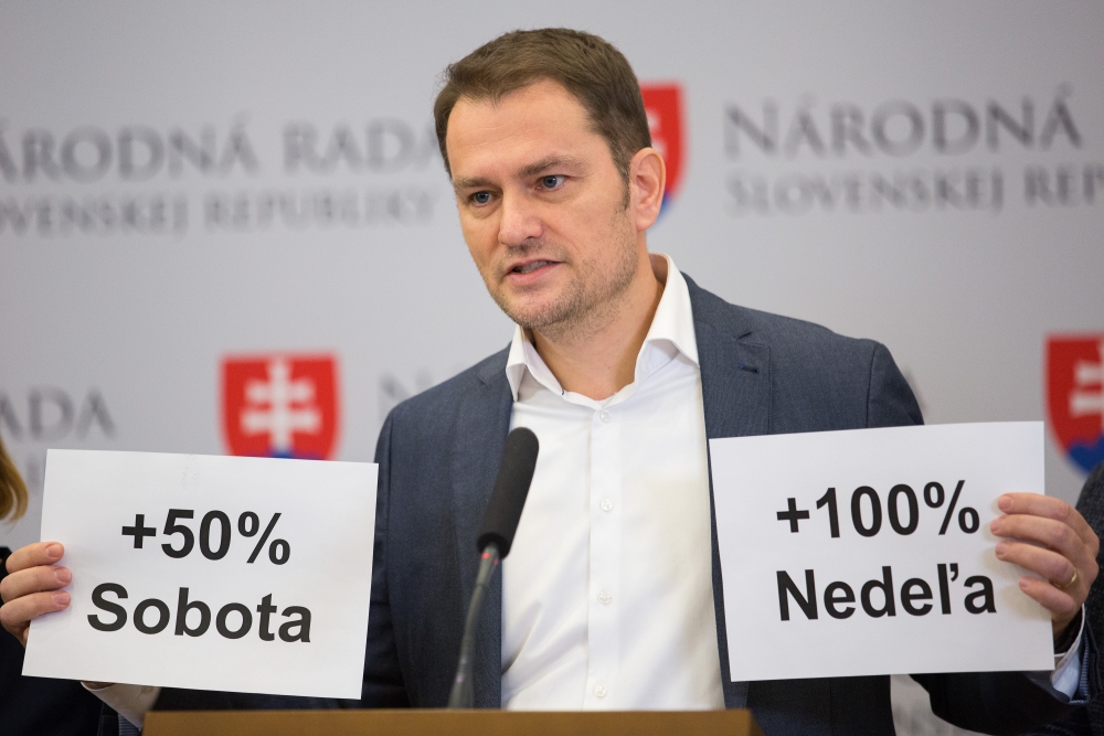 OĽaNO navrhuje príplatky za prácu v sobotu a nedeľu