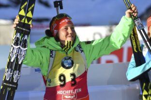 Dahlmeierová vyhrala v Hochfilzene zlato, Fialková v Top 10