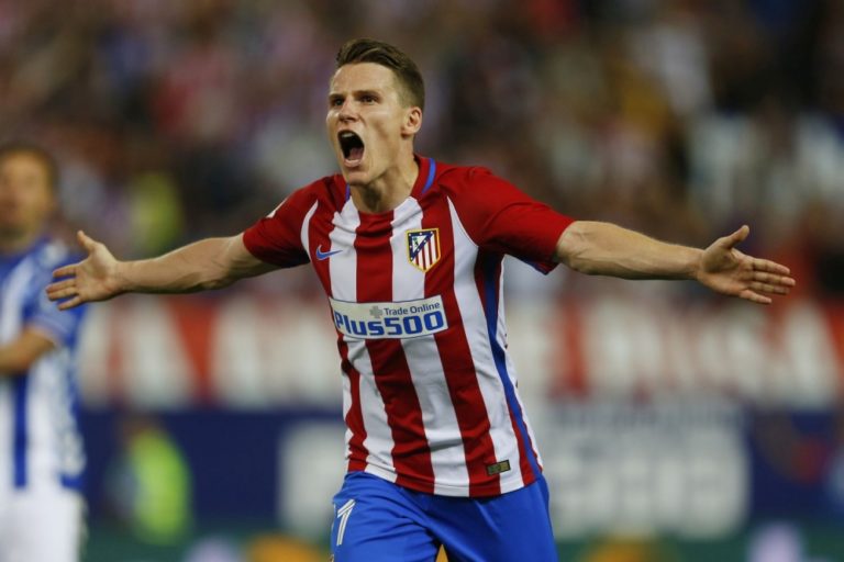 Kevin Gameiro z Atlética Madrid.
