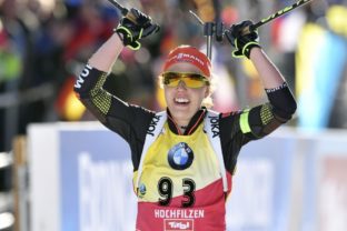Nemecká biatlonistka Laura Dahlmeierová