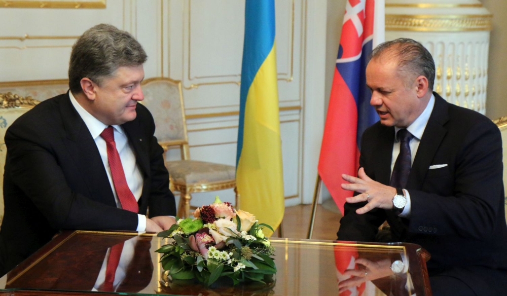 Petro Porošenko, Andrej Kiska