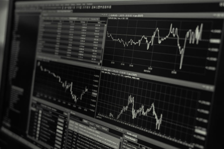 Obchodovanie, forex, graf