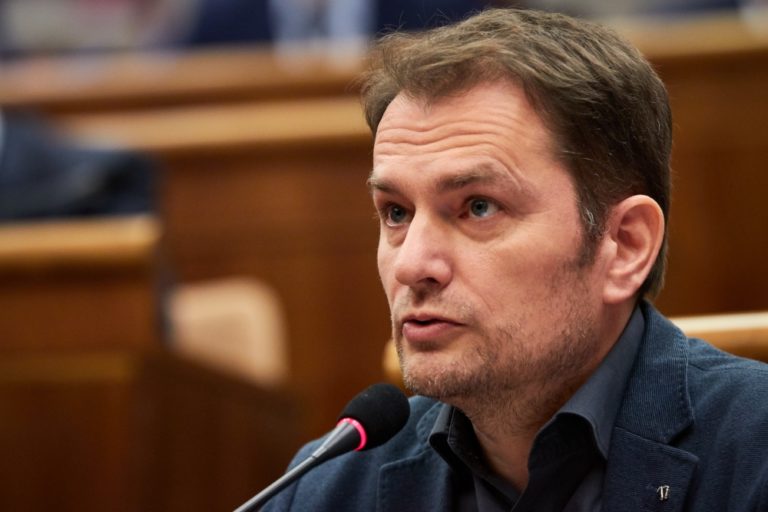 Poslanec NR SR za stranu OĽaNO Igor Matovič.