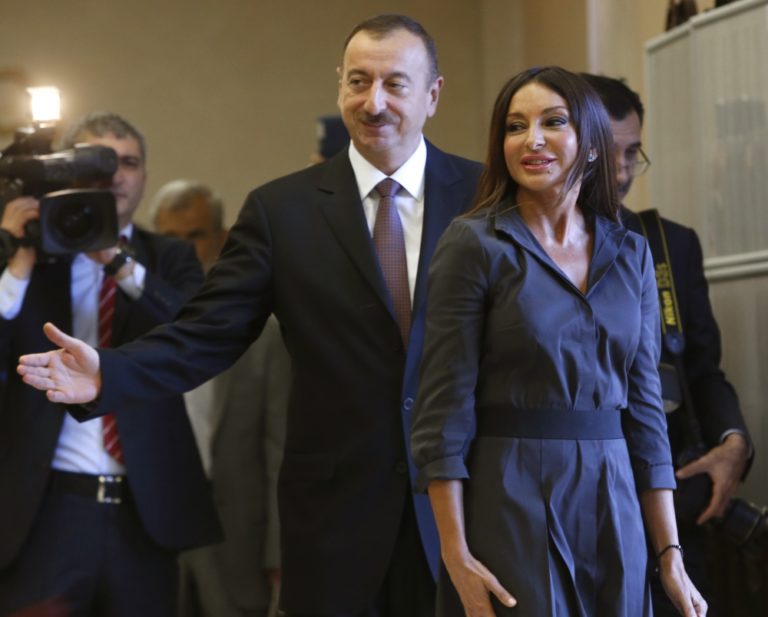 Prezident Azerbajdžanu vymenoval manželku za viceprezidentku