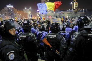 Protest v Rumunsku