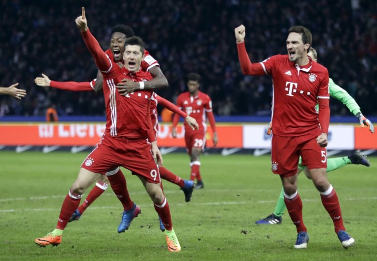Remíza Bayernu Mníchov s Herthou Berlín