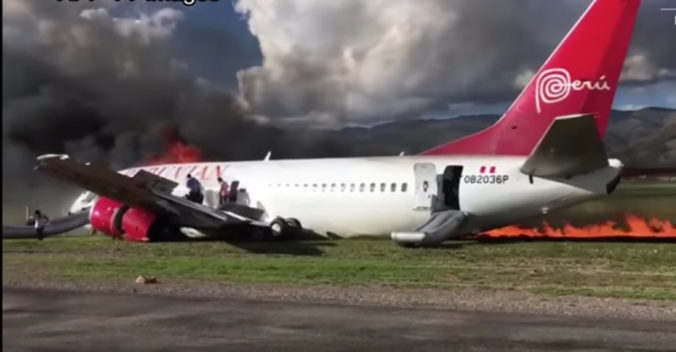Havária lietadla v Peru