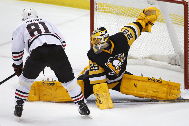 Marc Andre Fleury, Marián Hossa