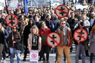 Antifašistická demonštrácia v Bratislave