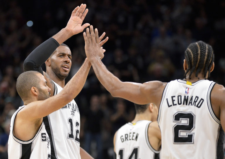Kawhi Leonard, LaMarcus Aldridge, Tony Parker