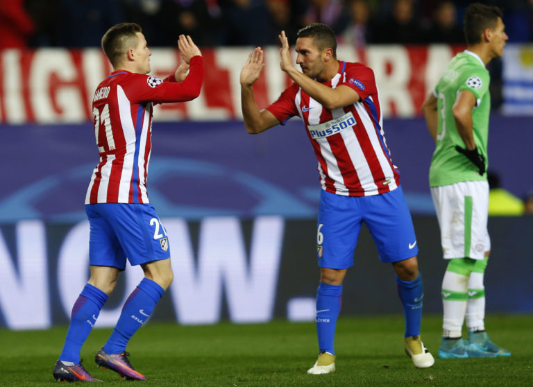 Kevin Gameiro, Koke, Atlético Madrid