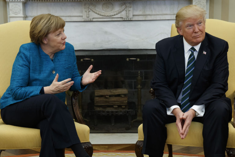 Donald Trump, Angela Merkelová