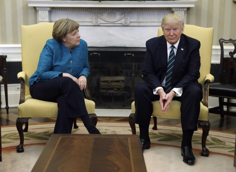 Donald Trump, Angela Merkelová