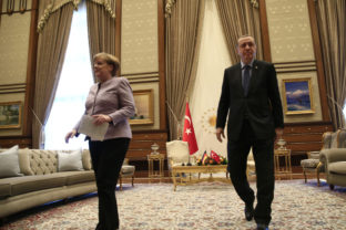 Recep Tayyip Erdogan, Angela Merkelová